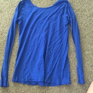 lululemon royal blue lightweight shirt